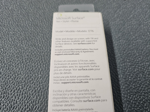 Microsoft Surface Model No. 1776 Pen Stylet, EYV-0009, NEW SEALED (#757) - Afbeelding 3 van 5
