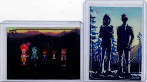 Thimbleweed Park Limited Run Games Silver Trading Cards #201 #202 New Mint