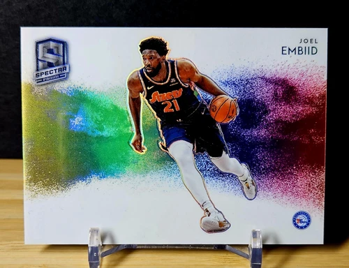 2021-22 Joel Embiid Spectra Color Blast Prizm Rare SSP Case Hit Ebay One Of One
