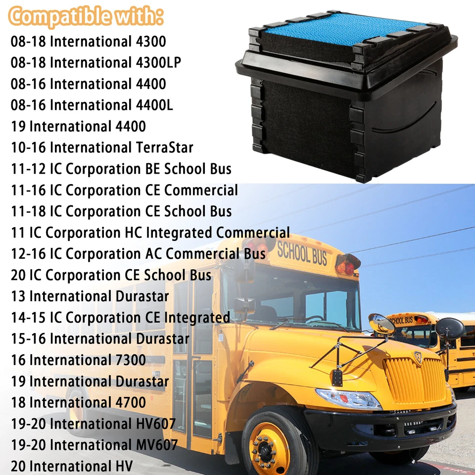 Воздушный фильтр PA32001 P623400 4 шт. для International 4300 4400 4700 HV607 MV607 - Изображение 2 из 4