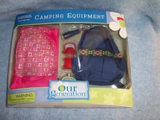 Our Generation Camping Equipment Set for 18  dolls, American Girl 