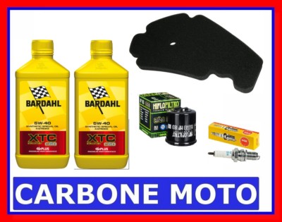 Bardahl XTC C60 5W40 2L Oil & Cutting Kit For Piaggio Beverly RST IE 300 2011 – TG01BH5