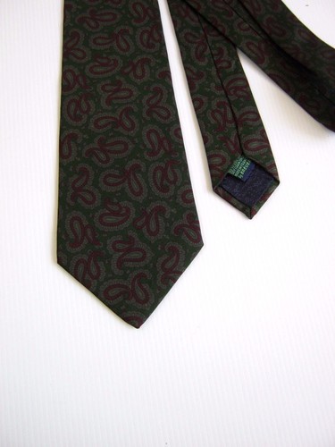 LARUSMIANI By BREUER PARIS New Paisley Silk Made In France - Picture 2 of 4