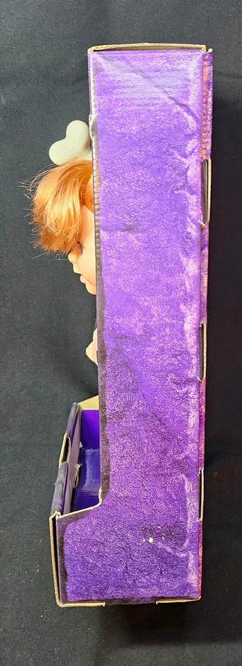 Mattel The Flintstones 1993 Cuddly Soft Pebbles 12" muñeca y guijarros juego mundial Foto 3 de 4