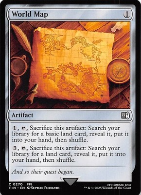 World Map 270 Final Fantasy Magic the Gathering