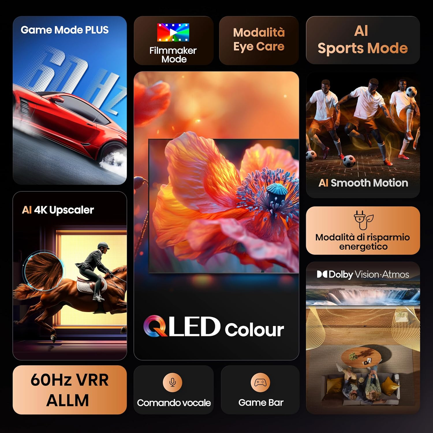 Hisense TV 50" QLED 4K 2025 50E78Q foto 3