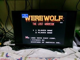 #758 NES Nintendo Werewolf The Last Warrior CIB (collectible) 💯 AUTHENTIC 😃