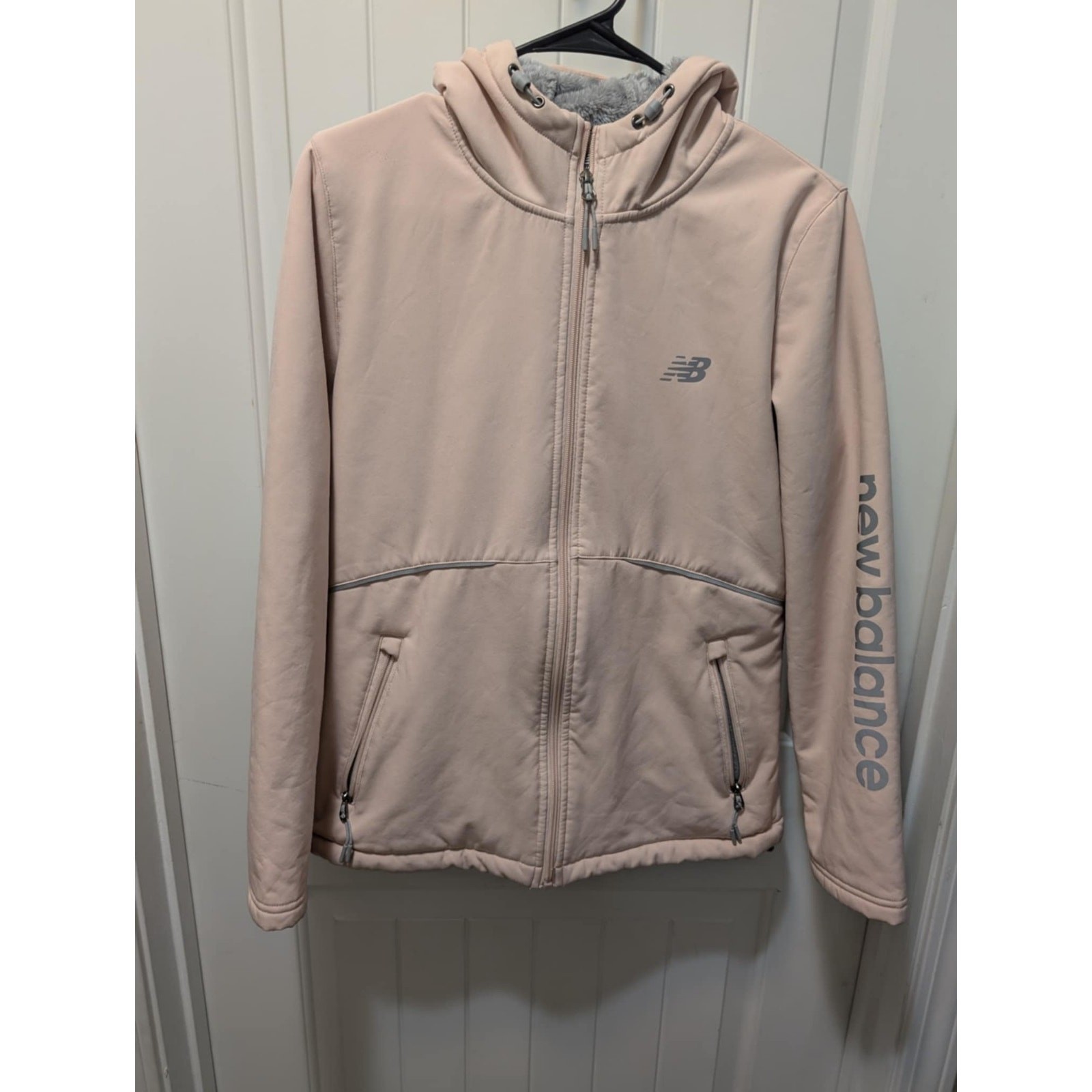 New Balance Softshell Athletic Jacket Light Pink … - image 1
