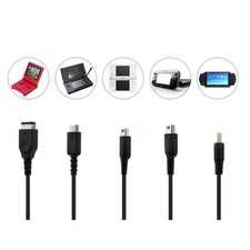 5 in 1 USB Charger Charging Cable Cords for Nintendo NDSL NDS NDSI XL 3DS