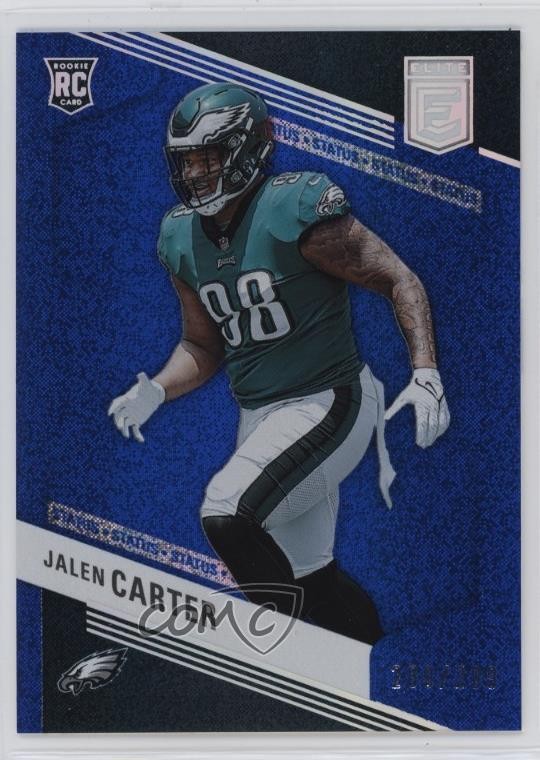 2023 Panini Donruss Elite Rookies Status Sparkle /299 Jalen Carter Rookie RC 0l1
