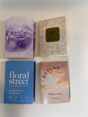 4pc Variety of Women's Perfume Samples Floral edp edt New