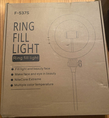 F-537S Ring Fill Light Kit White Multiple Color Temperature Adjustable