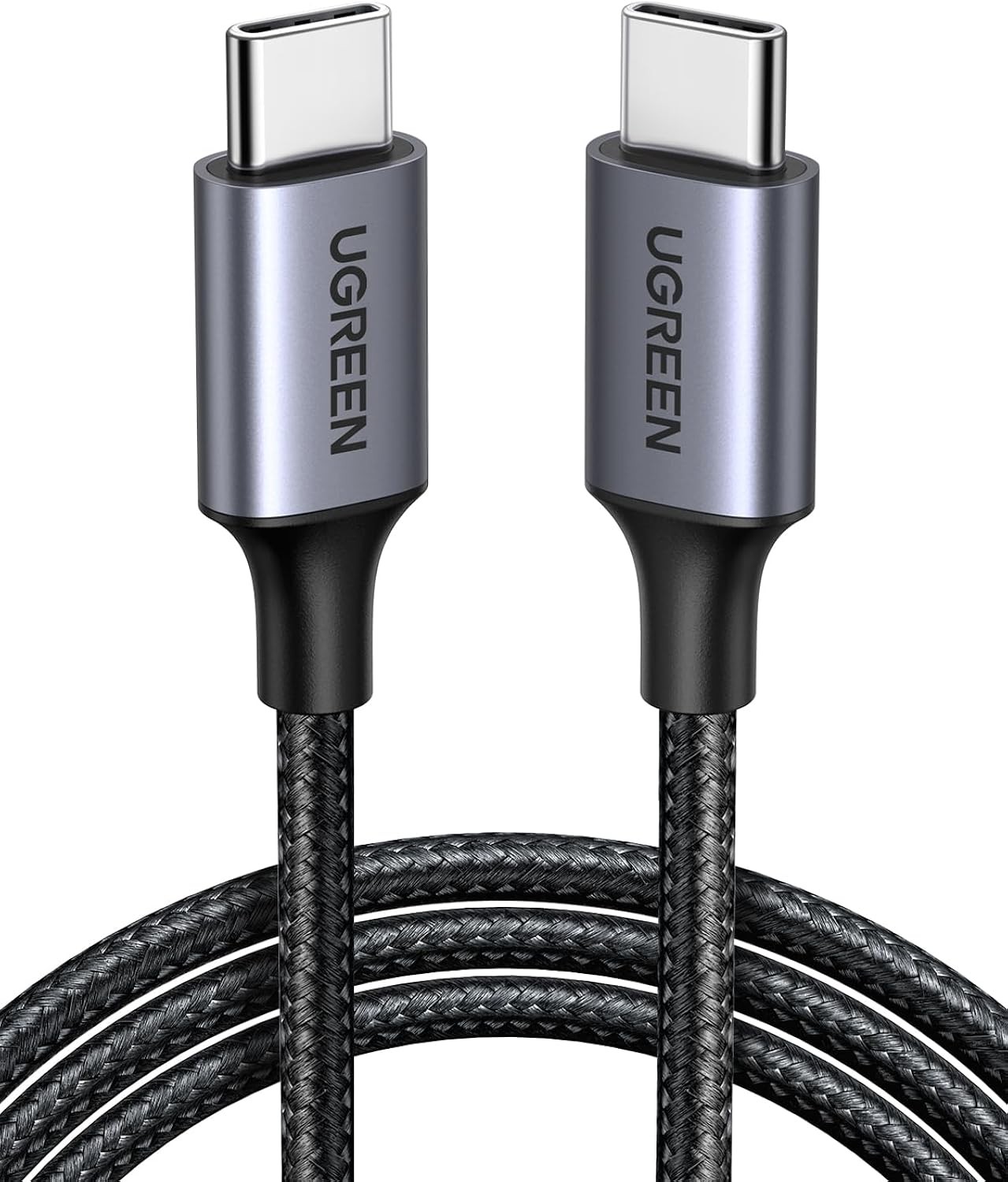 USB C to USB C Charger Cable 60W Fast Charging Type C Lead Braided 1M for
