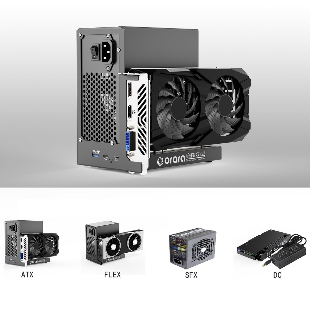 External GPU Dock Station, Mini eGPU Enclosure Only Compatible