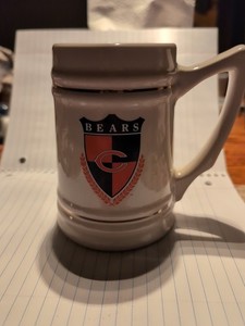 Vintage Hunter Manufacturing Chicago Bears Stein Unused