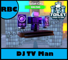 DJ TV MAN - CHEAP TOILET TOWER DEFENSE - TTD UNIT