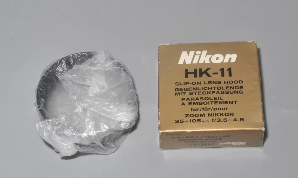 Exc+++* Nikon HK-11 Lens Hood Slip-On for Nikkor Zoom 3.5-4.5/35-105mm Boxed - Image 2 of 4
