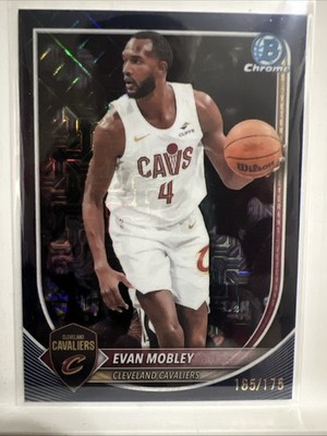 2025-26 Bowman Basketball Evan Mobley Navy Blue Mojo #BCV-93 /175 Cavaliers