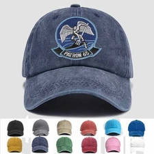 Customized Embroidered Hat VP-65 AVIATION PATROL SQUADRON SIXTY FIVE, Gift Idea