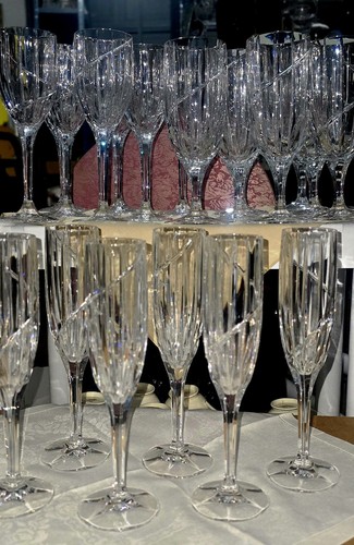 set of 18 Mikasa, Park Lane  stemware