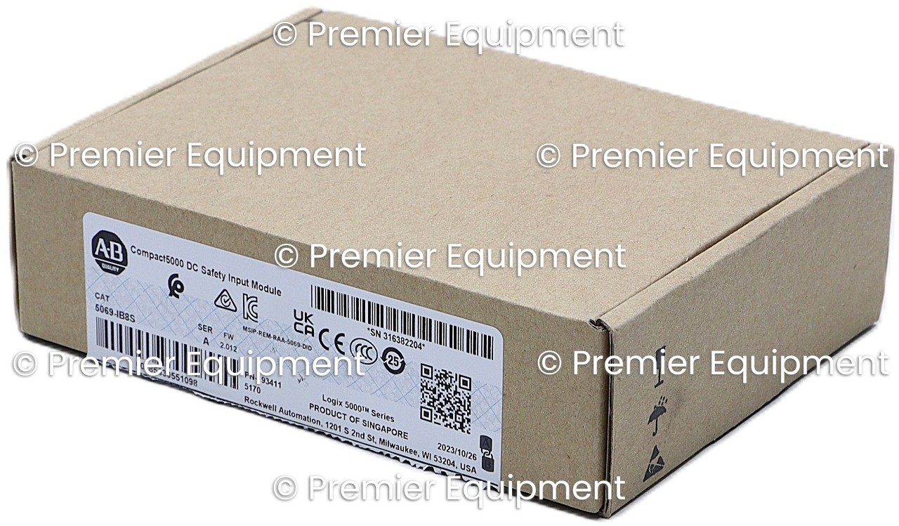 * SURPLUS ALLEN BRADLEY 5069-IB8S /A Compact5000 DC SAFETY INPUT MODULE