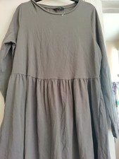 NEW ADSA size 16 grey  long sleeves  top/dress