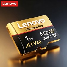 Lenovo 512GB 1TB Micro SD Card A2 U3 V30 High Speed TF Memory Card + Adapter