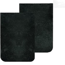 Universal Fit 12x18 Rubber Mud Flaps For Trucks - Enhanced Style And Protection