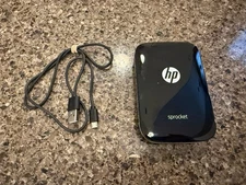 HP Sprocket Portable Photo Printer Wireless Bluetooth ZINK Technology Black