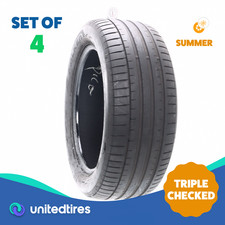 Set Of 4 Used 27550r20 Falken Azenis Fk520 Mo 113v - 6.5-7.532 Set Of 4 Used 27550r20 Falken Azenis Fk520 Mo 113v - 6.5-7.532