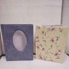 2 Pack Small Photo 12 pages dbl side Albums 5x4, Slip in Photo Album, Books