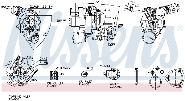 Turbolader FüR Peugeot 3008 SUV M_ 1.6 THP 150 5008 II 8E_ 8D_ CitroëN-image