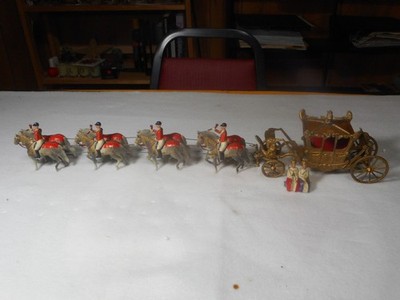 Toy Soldiers Britains Royal Coronation Coach, King George VI and Queen Elizabeth