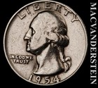 1954-D Silver Washington Quarter - Scarce  Better Date  No Reserve  #L6735 — photo 1