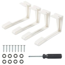 Trailer Curtain Holders 4 Pack with Screws for RV Camper For Motorhome Use