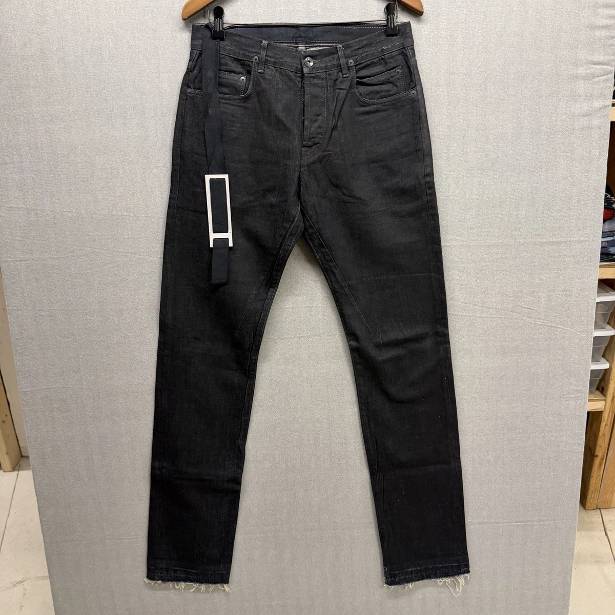 Las mejores ofertas en Vaqueros de tamaño regular Rick Owens azul 