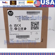 New Factory Sealed Allen-Bradley 25B-D6P0N114 PowerFlex 525 AC Drive US Free Tax