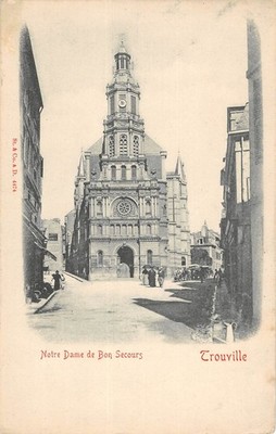 Old postcard 14 FOUVILLE / NOTRE DAME DE BON SECOURS