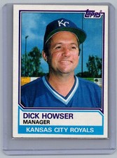 1983 Topps #96 Dick Howser