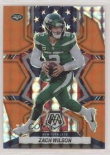 2022 Panini Mosaic National Pride Reactive Orange Prizm Zach Wilson #270 1my2