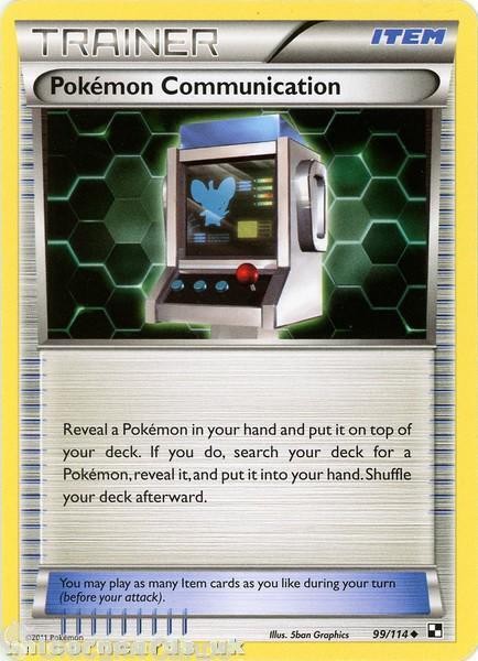 Pokemon Communication 99/114 BD2 Uncommon Mint Pokemon Card