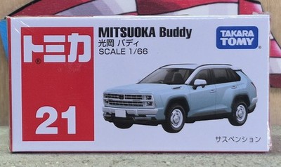 TOMICA #21 MITSUOKA BUDDY 1/66 SCALE NEW IN BOX USA STOCK!!!