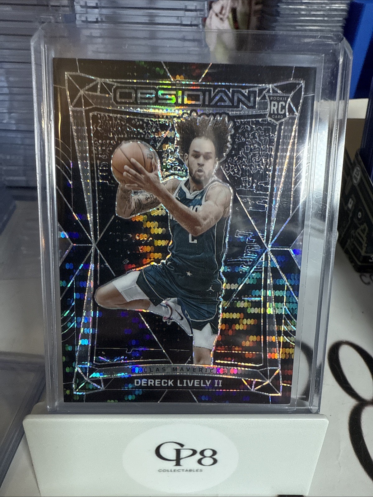 2023-24 Panini Obsidian - Dereck Lively #120 Electric Etch International (RC)