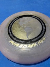 VTG FRISBEE DISC WHAM-O WORLD CLASS 141G USED Purple