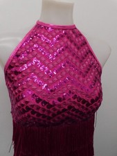Dance Top Medium Child Pink Curtain Call Jazz Sequin