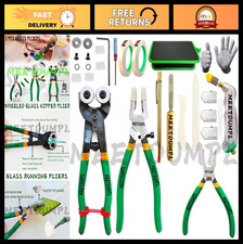 Stained Glass Kit - Heavy Duty Cutters, Running Pliers  Nippers for Mosaics