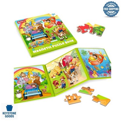 Magnetic Animal Puzzles for Kids - Travel-Friendly, Educational Game for Ages...