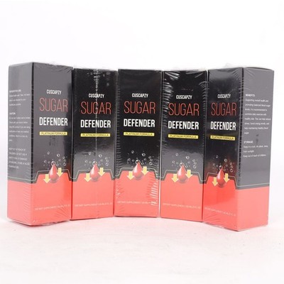 Cuscapzy Sugar Defender Healthy Blood Sugar Support Supplement 2oz (5 Bottles)