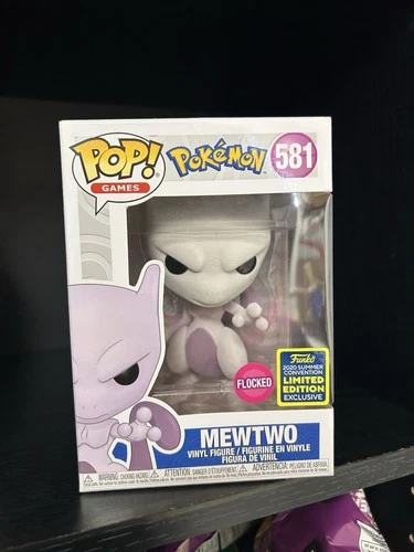 Funko Pop! Vinyl: Pokémon - Mewtwo (Flocked) -2020 Summer Convention #581