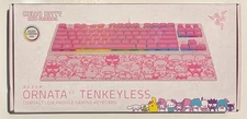 Razer Hello Kitty Theme Ornata V3 Tenkeyless Compact Low Profile Gaming Keyboard